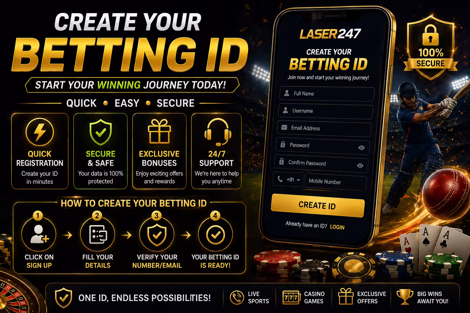 Online cricket ID and betting app guide