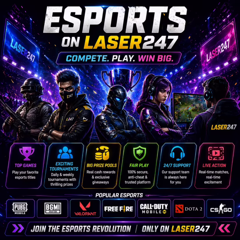 Laser247 – Esports Betting Guide