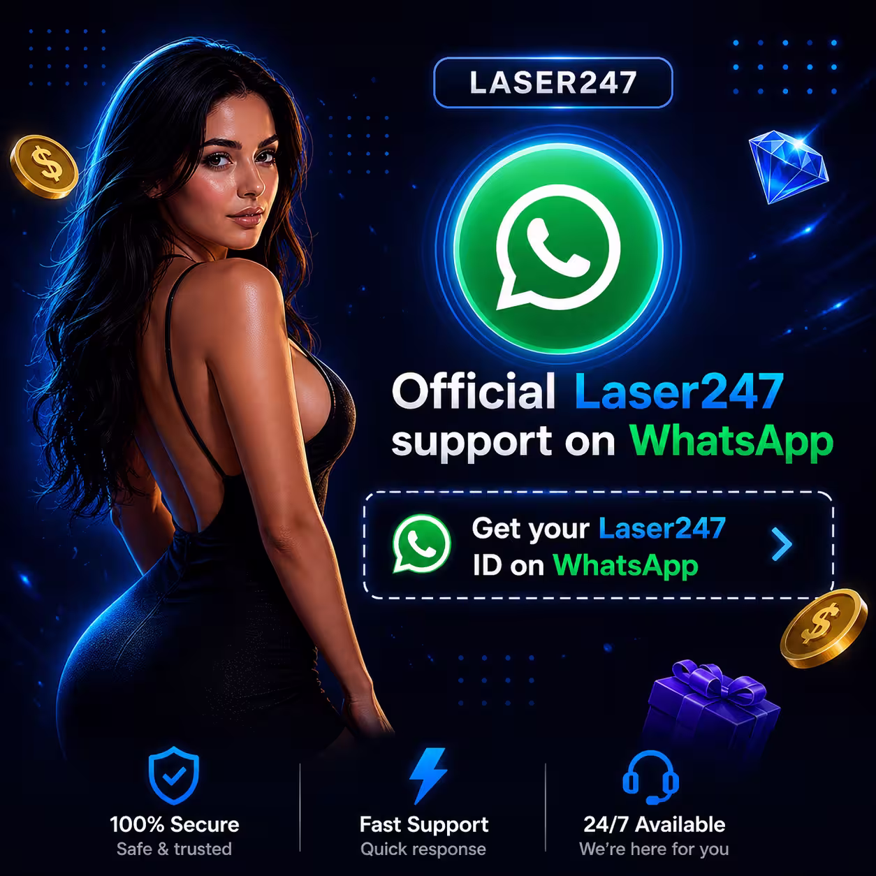 Laser247 WhatsApp support