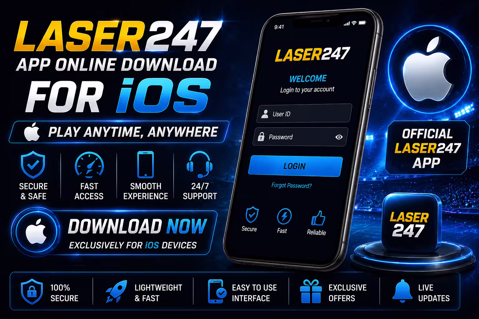 Laser247 iOS app download guide
