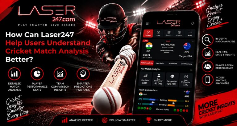 How Can Laser247 Help Users Understand Cricket Match Analysis Better?